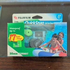 Fujifilm QuickSnap Waterproof Camera - Blue and Lime